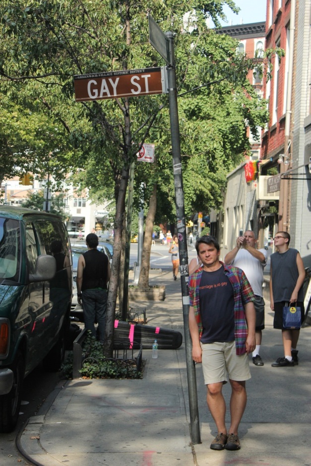 Jason on Gay Street in New York City
