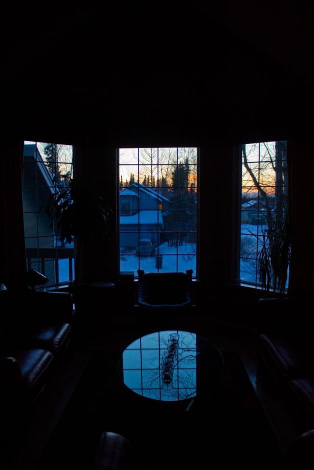 March 12, 2013 Living Room Sunset
